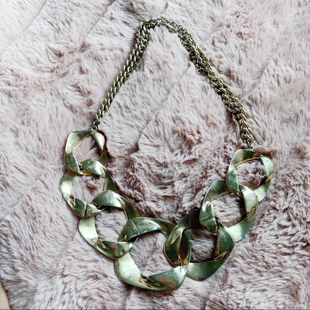 large gold chain necklace